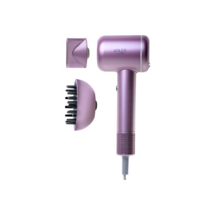 Adler Hair Dryer , AD 2270p SUPERSPEED , 1600 W , Number of temperature settings 3 , Ionic function , Diffuser nozzle , Pink