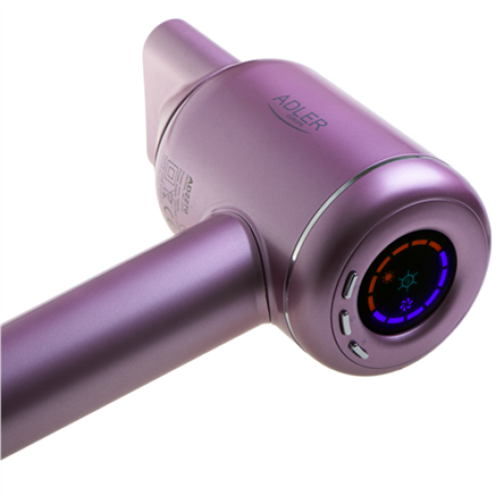 Adler Hair Dryer , AD 2270p SUPERSPEED , 1600 W , Number of temperature settings 3 , Ionic function , Diffuser nozzle , Pink