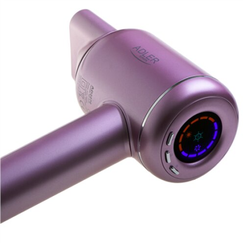 Adler Hair Dryer , AD 2270p SUPERSPEED , 1600 W , Number of temperature settings 3 , Ionic function , Diffuser nozzle , Pink