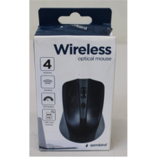 SALE OUT.Gembird MUSW-4B-04-GB Wireless optical Mouse, Spacegrey/black Gembird MUSW-4B-04-GB 2.4GHz Wireless Optical Mouse Optical Mouse USB Spacegrey/Black DAMAGED PACKAGING, SCRATCHES ON TOP , 2.4GHz Wireless Optical Mouse , MUSW-4B-04-GB , Optical Mous