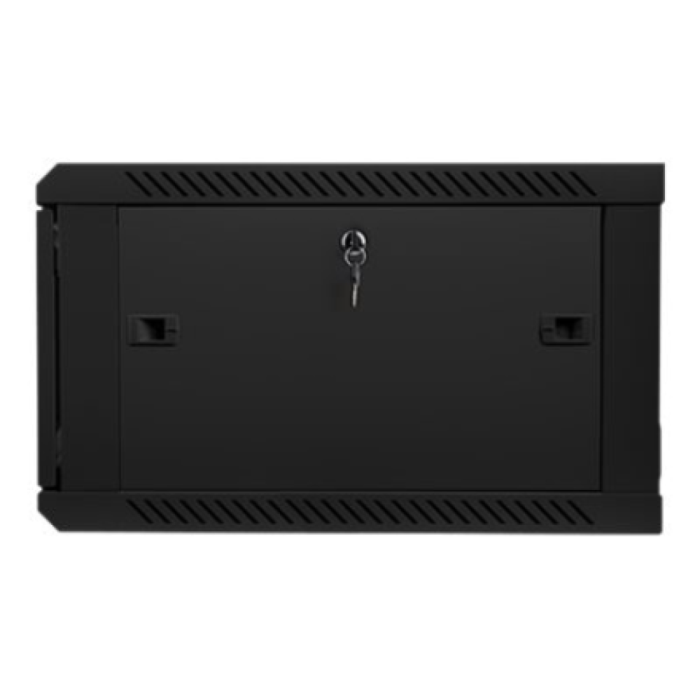 Lanberg Rack cabinet 19 wall-mount 6U/600x600 (flat pack) V2, black , Lanberg