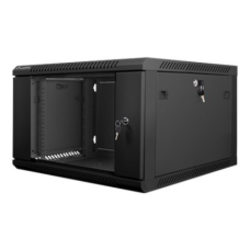 Lanberg Rack cabinet 19 wall-mount 6U/600x600 (flat pack) V2, black , Lanberg