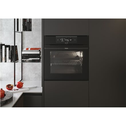 Haier Oven , HWO60SM2F3BH , 70 L , Electric , Hydrolytic , Electronic , Height 59.5 cm , Width 59.5 cm , Black