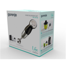 Gorenje , Blender , HBC807QB , Hand Blender , 800 W , Number of speeds Variable , Chopper , Black