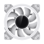 Gamemax Case Fan , DUAL RING INFINITY WH , White