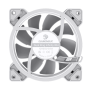 Gamemax Case Fan , DUAL RING INFINITY WH , White