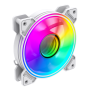 Gamemax Case Fan , DUAL RING INFINITY WH , White