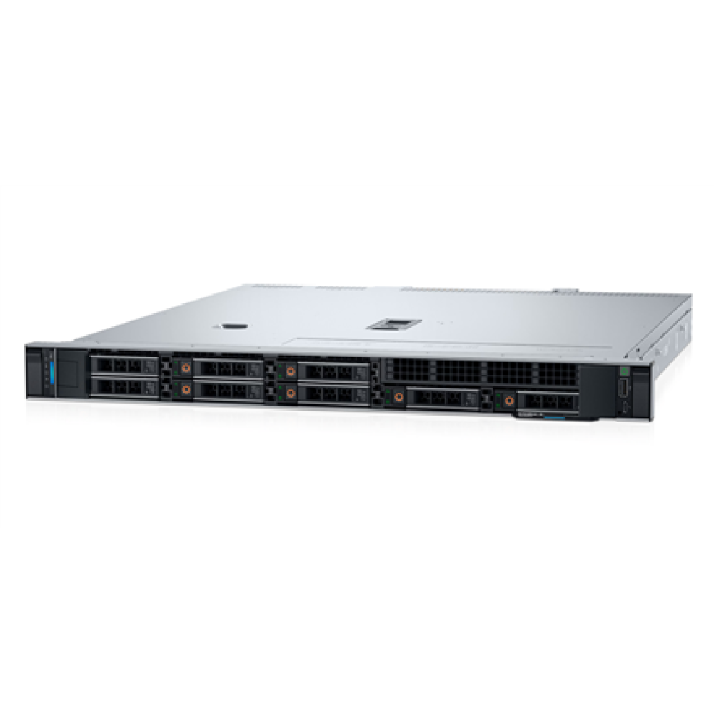 Dell PowerEdge , R360 , Rack (1U) , Intel Xeon 6 , 1 , 6315P , 4 , 4 , 2.8 GHz , 1x32GB/1x480GB , Up to 8 x 2.5 , PERC H355 , iDRAC9 Enterprise , Power supply 2x700 W , ReadyRails Sliding Rails , No OS , Warranty Basic NBD, 36 month(s)