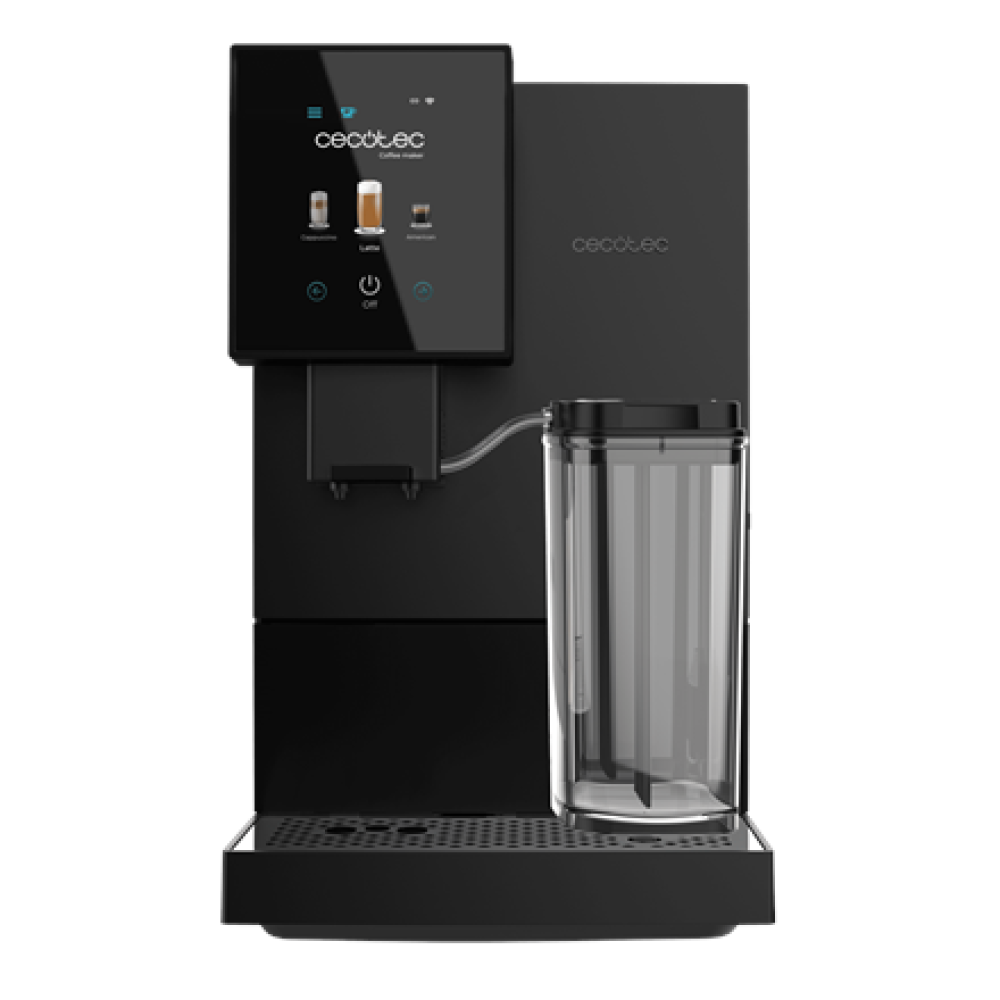 Cecotec Coffee Maker , Cremmaet Compactccino Connected , Pump pressure 19 bar , Built-in milk frother , Super-automatic , Black