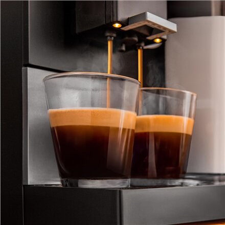 Cecotec Coffee Maker , Cremmaet Compactccino Connected , Pump pressure 19 bar , Built-in milk frother , Super-automatic , Black