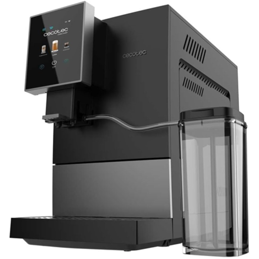 Cecotec Coffee Maker , Cremmaet Compactccino Connected , Pump pressure 19 bar , Built-in milk frother , Super-automatic , Black