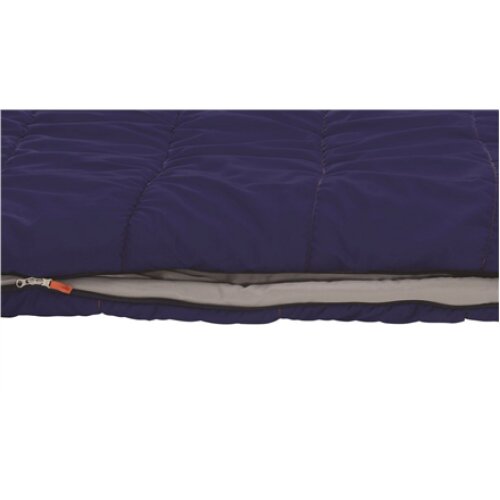 Easy Camp , Camp Moon 300 L , Sleeping Bag , 220 x 80 cm , 2 way open - auto lock, L-shape , Deep Blue