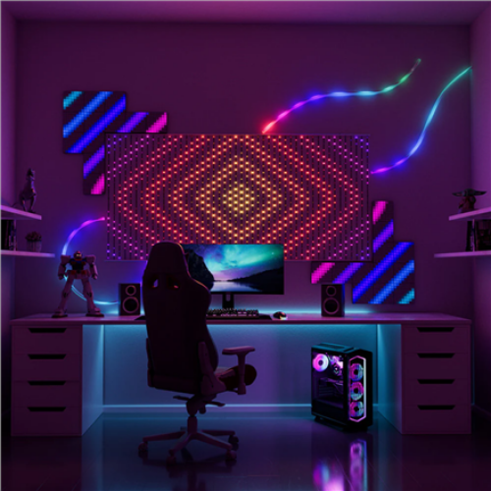 Twinkly,Matrix Smart LED Lights 500, 0.5x2.4m,RGB Multicolor