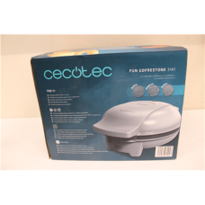 SALE OUT. Cecotec Fun Gofrestone 3in1 Waffle maker , Cecotec Waffle Maker , Fun Gofrestone 3in1 , 700 W , Number of pastry 3 , Waffle/Muffin/Donut , White , MISSING DOUGHTSNUTS INTERCHANGEABLE PLATE SALE OUT. Cecotec Fun Gofrestone 3in1 Waffle maker , Cecotec Waffle Maker , Fun Gofrestone 3in1 , 700 W , Number of pastry 3 , Waffle/Muffin/Donut , White , MISSING DOUGHTSNUTS INTERCHANGEABLE PLATE