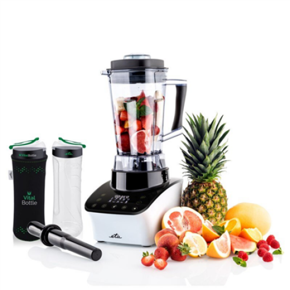ETA Blender ETA110090010 Vital Blend Tabletop, 1500 W, Jar material Tritan, Jar capacity 2 L, Ice crushing, Black/White