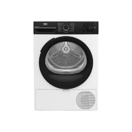 BEKO Dryer Machine , BM3T37249WBB , Energy efficiency class C , Front loading , 7 kg , Digital , Depth 54.5 cm , White