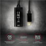 AXAGON Mini DP to HDMI adapter, 4K/30Hz , RVDM-HI14N