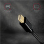 AXAGON Mini DP to HDMI adapter, 4K/30Hz , RVDM-HI14N