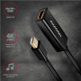 AXAGON Mini DP to HDMI adapter, 4K/30Hz , RVDM-HI14N