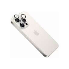 Fixed Camera glass , Apple , iPhone 16 Pro/16 Pro Max , Tempered glass , White titan