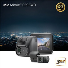 Mio MiVue C595WD (T30 rear cam), Full HD, STARVIS, Speedcam , GPS , Wi-Fi