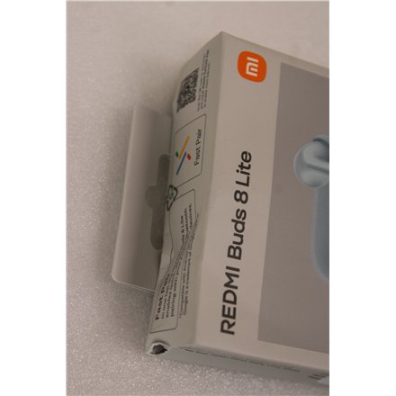 SALE OUT. Xiaomi Earbuds , Redmi Buds 8 Lite , Bluetooth , In-ear , Microphone , Blue , Noise canceling , DAMAGED PACKAGING