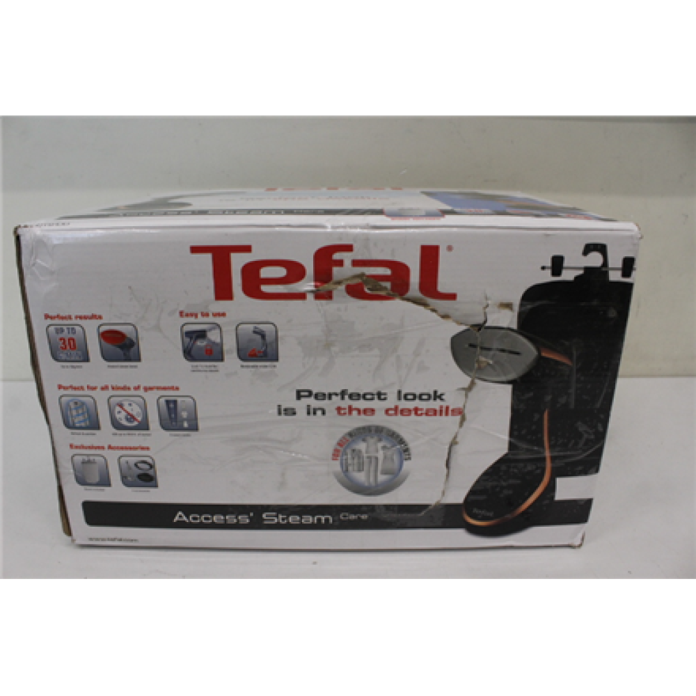 SALE OUT. TEFAL , Steamer , DT9100E0 , Handheld , 1600 W , 0.2 L , 30 g/min , Black , DAMAGED PACKAGING, SCRATCHED ON TOP