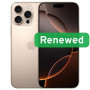 Apple Renewed Grade A , iPhone 16 Pro Max , White Titanium , 6.9 , 256 GB , 5G , N