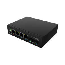 Lanberg Switch Light IndustrialPoE 1xBT 3xAT 2xSFP Din Unmanagment Gigabit Ethernet , ILGE-4P-2S-90 , Unmanaged , Din rail