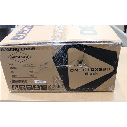 SALE OUT. Onex PVC; Nylon caster; Metal , Onex , Gaming chairs , GX330 Series , Black , DAMAGED PACKAGING