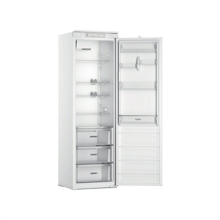 Whirlpool Refrigerator , WHSD18A013D1 , Energy efficiency class E , Built-in , Larder , Height 177 cm , Fridge net capacity 306 L , Display , 30 dB , Stainless steel