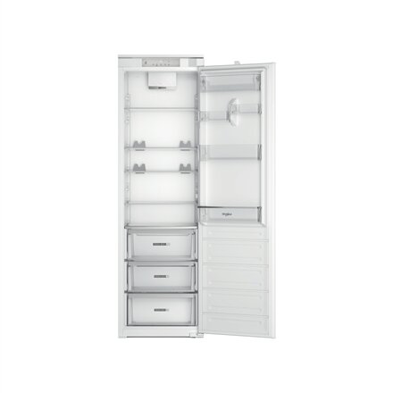 Whirlpool Refrigerator , WHSD18A013D1 , Energy efficiency class E , Built-in , Larder , Height 177 cm , Fridge net capacity 306 L , Display , 30 dB , Stainless steel