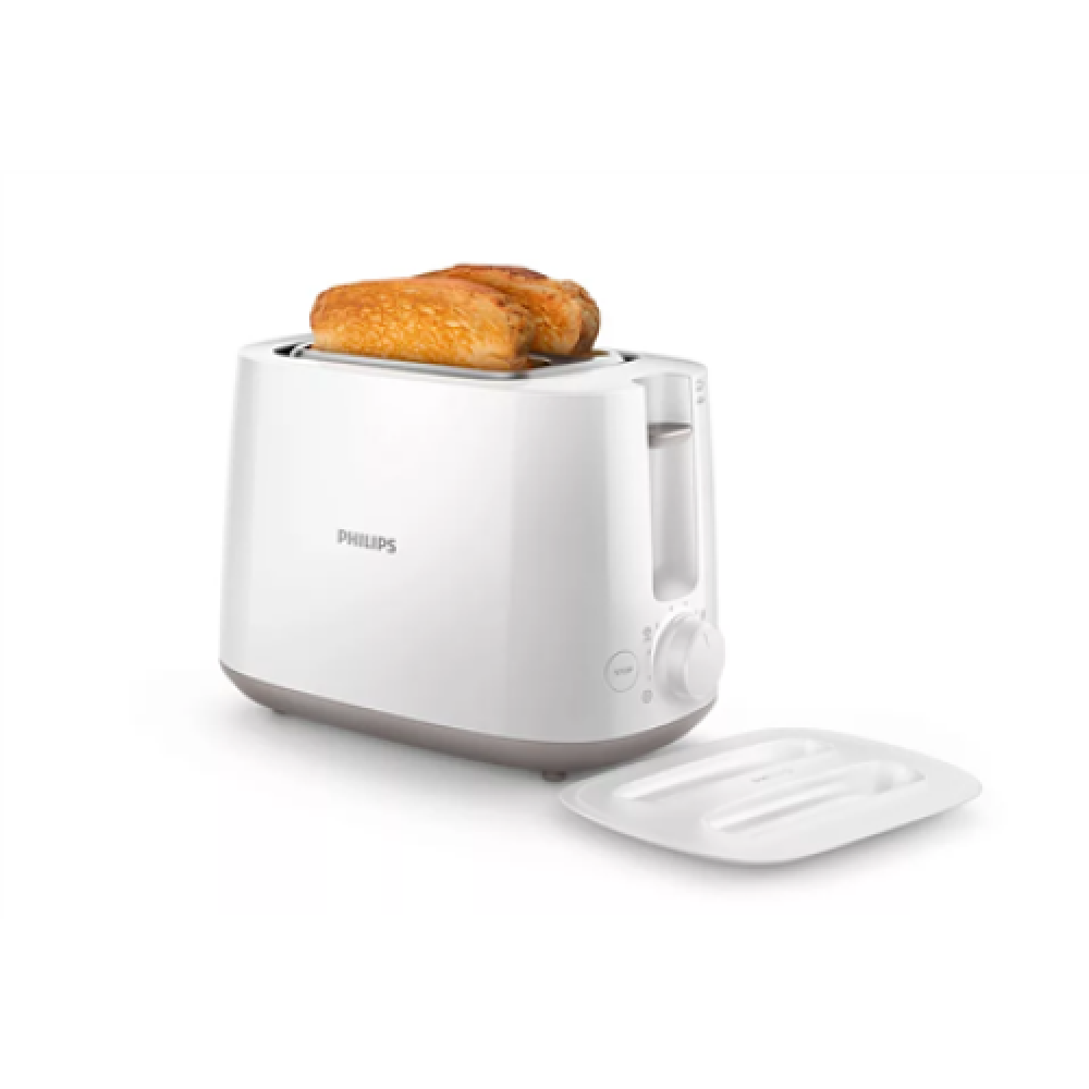 Philips , Toaster , HD2582/00 , Power 760 - 900 W , Number of slots 2 , Housing material Plastic , White