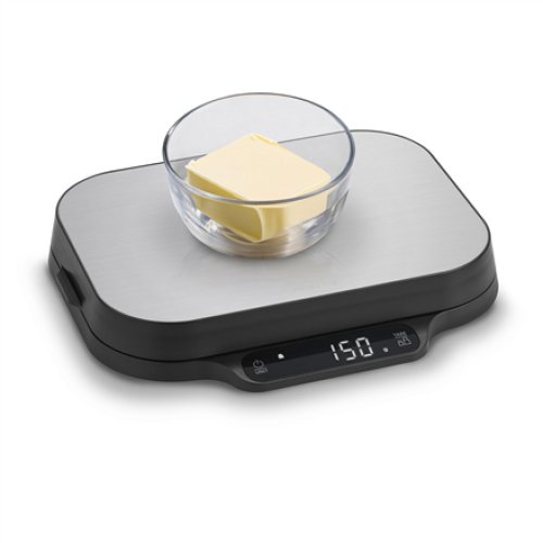 Caso Kitchen and Precision scales , KitchenDuo , Display type LED , Black/Stainless steel