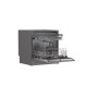 Candy Dishwasher , CP 8F9FFA , Free standing , Width 55 cm , Number of place settings 8 , Number of programs 8 , Energy efficiency class F , Display , Antracite