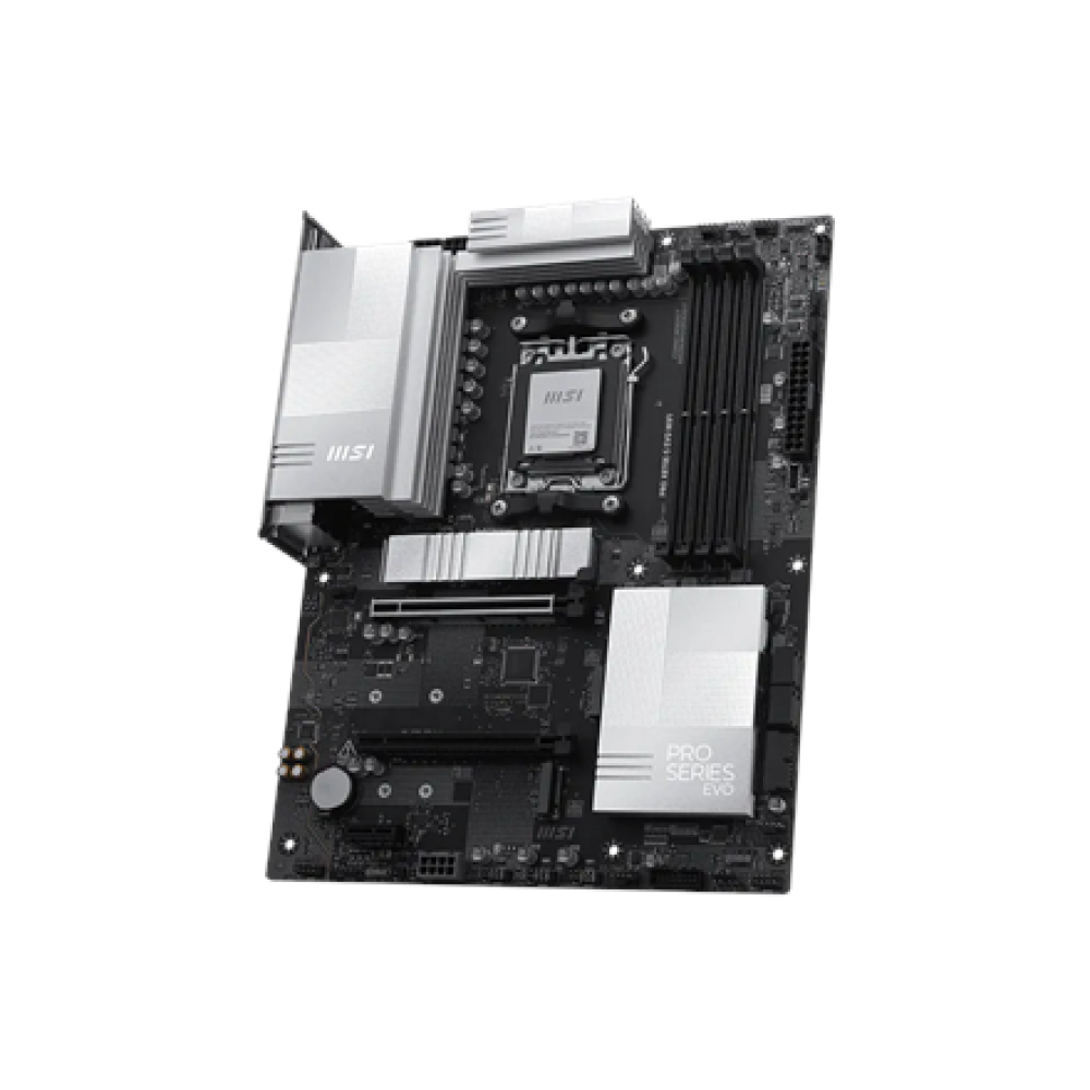 MSI PRO X870E-S EVO WIFI , Processor family AMD , Processor socket AM5 , DDR5 , Supported hard disk drive interfaces SATA, M.2 , Number of SATA connectors 4
