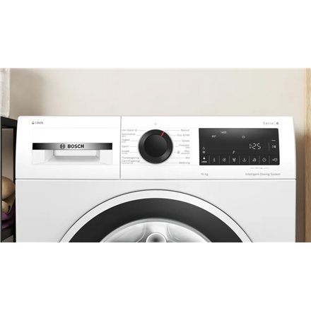 Bosch , Washing Machine , WGG254FVSN , Energy efficiency class A , Front loading , Washing capacity 10 kg , 1400 RPM , Depth 63 cm , Width 60 cm , Display , LED , Steam function , White