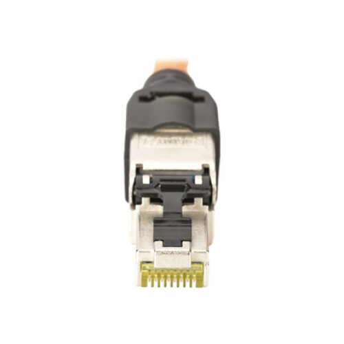 CAT 6A Field Termination Plug, STP with dust cap, Bend relief , DN-93631