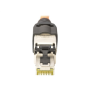 CAT 6A Field Termination Plug, STP with dust cap, Bend relief , DN-93631