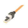 CAT 6A Field Termination Plug, STP with dust cap, Bend relief , DN-93631