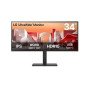 LG , 34BA75QE-B , 34 , IPS , 21:9 , 60 Hz , 5 ms , 3440 x 1440 pixels , 300 cd/m² , HDMI ports quantity 2