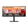 LG , 34BA75QE-B , 34 , IPS , 21:9 , 60 Hz , 5 ms , 3440 x 1440 pixels , 300 cd/m² , HDMI ports quantity 2