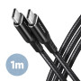 AXAGON , Data and charging cable, 1m , BUCM-CM10AB , USB Type C to USB Type C