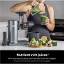 NINJA Cold Press Juicer , Neverclog JC151EU , Type Cold Press Juicer , Gray , 150 W , Number of speeds 1