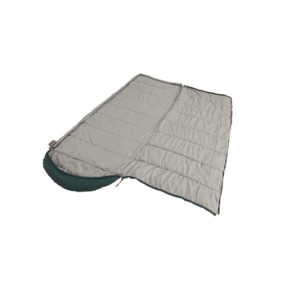 Easy Camp , Camp Moon 200 L , Sleeping Bag , 220 x 80 cm , 2 way open-end - auto lock, L-shape , Teal