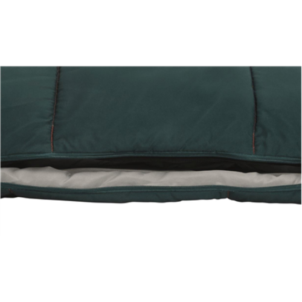 Easy Camp , Camp Moon 200 L , Sleeping Bag , 220 x 80 cm , 2 way open-end - auto lock, L-shape , Teal
