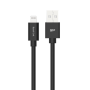 Silicon Power , USB Type-A to Lightning Cable , LK15 MFi , Apple , PVC , Black
