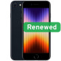 Apple Renewed Grade B , Apple iPhone SE (2022) , Midnight , 4.7 , Retina IPS , 128 GB , 5G , iOS , N
