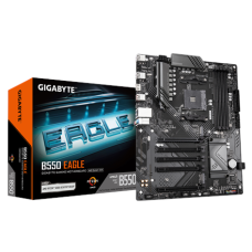 Gigabyte B550 EAGLE , Processor family AMD , Processor socket AM4 , DDR4 , Supported hard disk drive interfaces SATA, M.2 , Number of SATA connectors 4