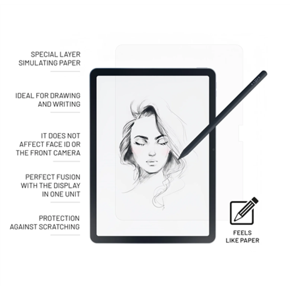 Fixed PaperGlass , Apple , Screen protector , iPad Air 11 (2024-2026) , Glass , Transparent